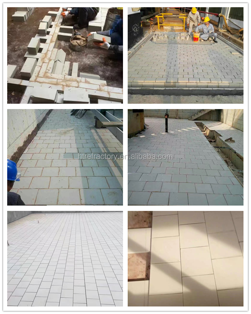 Henan Refractory Bricks 300*300mm Acid Resistant Brick for Food Processing and Dairy Plants