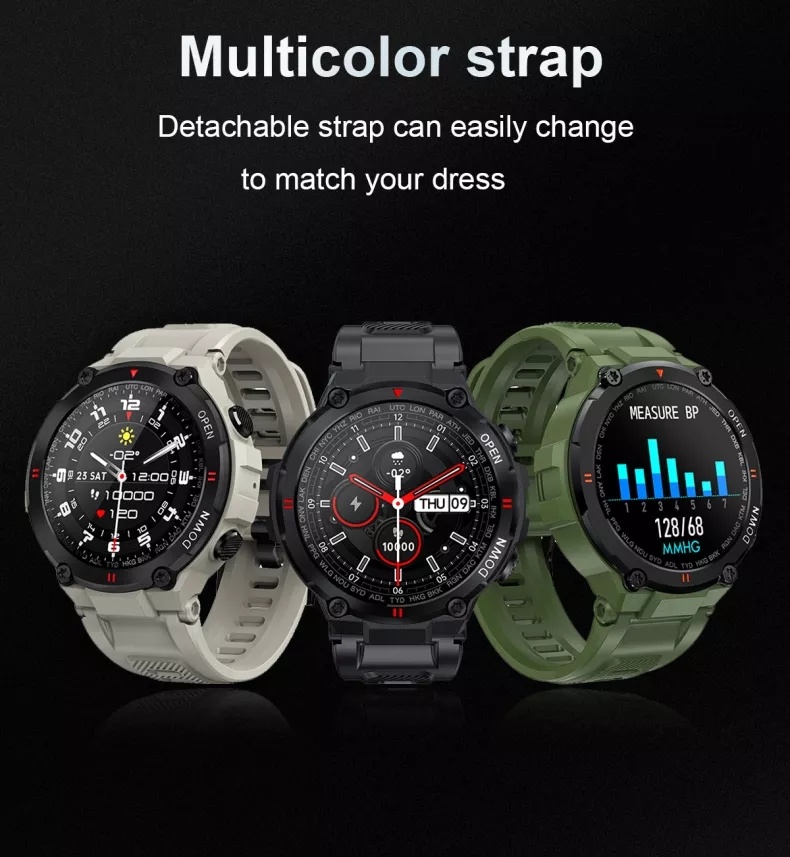 Mutiple Sports IP67 Waterproof Pressure Oxgen Tracking Suit for People K2 Sports Smartwatch