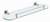 51448 towel shelf bathroom accessory brass chrome finish towel bar paper holder soap dish