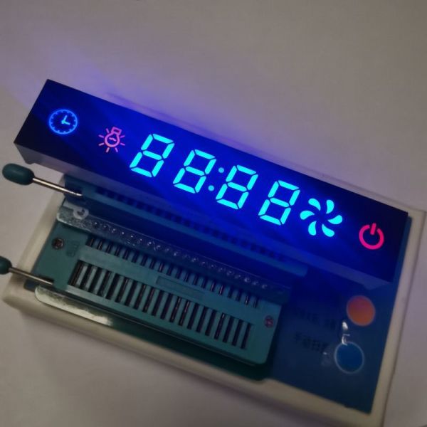 Quality Customized Blue/ Red/Yellow 7 Segment LED Display Module for Kitchen Hood Control for sale