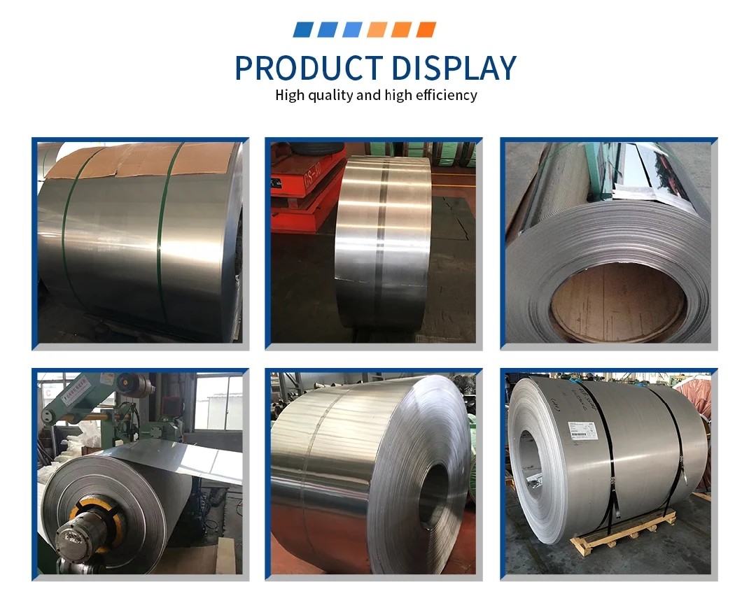 Bright Surface 2B BA Stainless Steel Plate Coil 201 Cold Rolled Steel Coil
