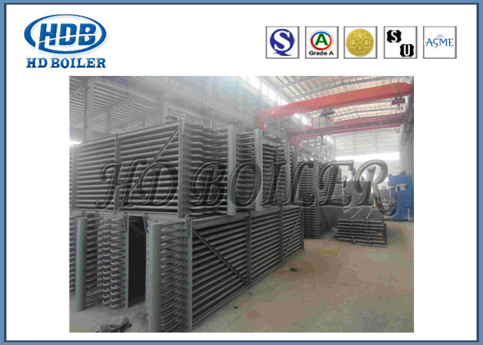 Energy Saving Steel Water Economizer Heat Exchanger Tubes Painted Surface Treatment