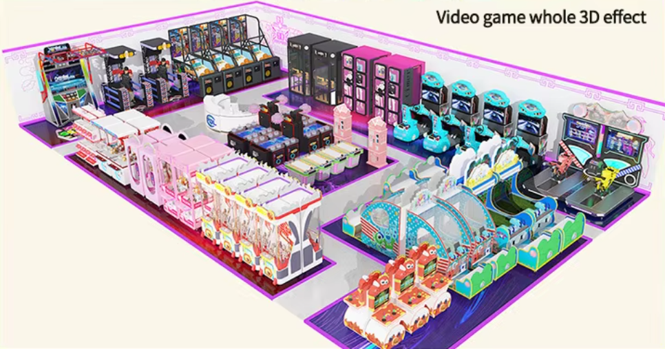 Attractive Indoor Soft Playground Equipment Naughty Castle Paradise For Game Center