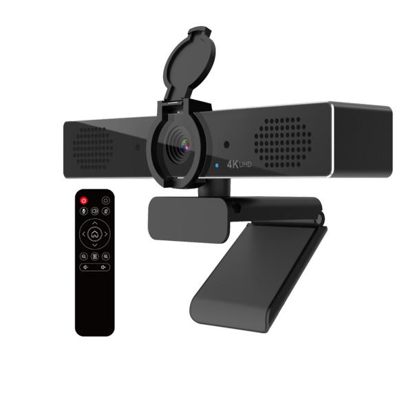 4K Fixed Focus Ultra HD Webcam 120 Degree Angle Views Built In Microphone /