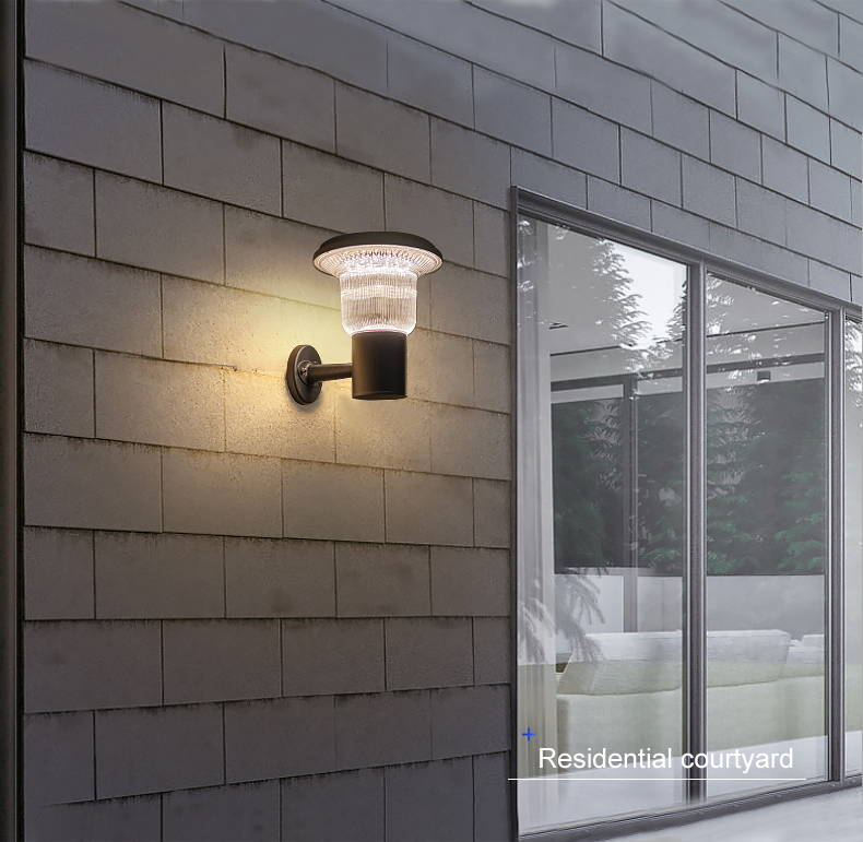 10w 15w 20w Solar Powered IP65 Wall Mounted Led Wall Lamp Outdoor Park Solar Light