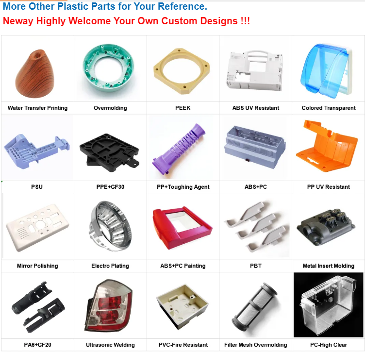 Injection Molding Grade Plastic for Customized Industrial Parts Customer Size Accepted