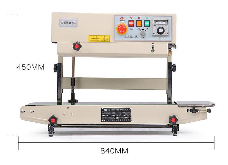 Effortlessly Seal Plastic Bags with DUOQI FR-770 Continuous Band Seaming Machine