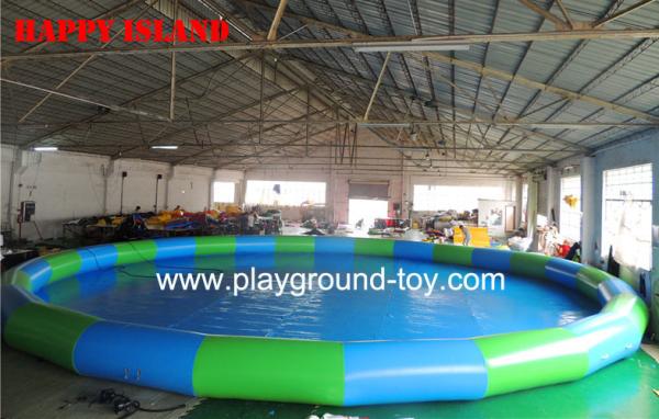 PVC Large Kids Inflatable Bouncer Water Pool , Kids Inflatable Fun Water Booth