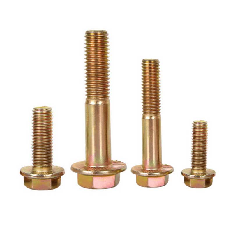 Carbon/Stainless Steel M6 M8 M25 Zinc Coating Din6921 Hex Bolt With Flange And Nut