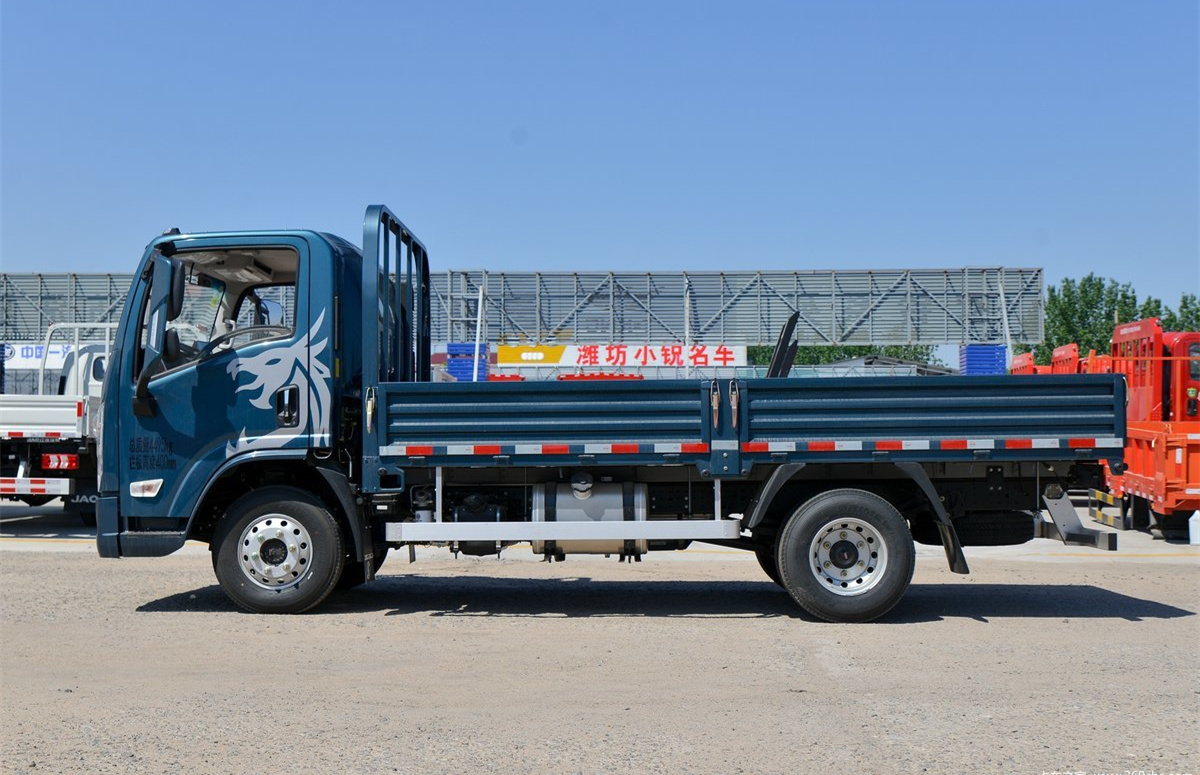 Shaanxi Automobile Light Truck Delong K5000 Luxury 150 Horsepower 4.18-meter Single-row Guardrail Light Truck (EU to Six)
