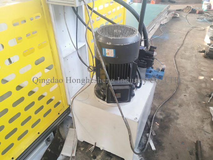 XQL-80 Hydraulic Press Rubber Bale Cutter Single Knife 11KW
