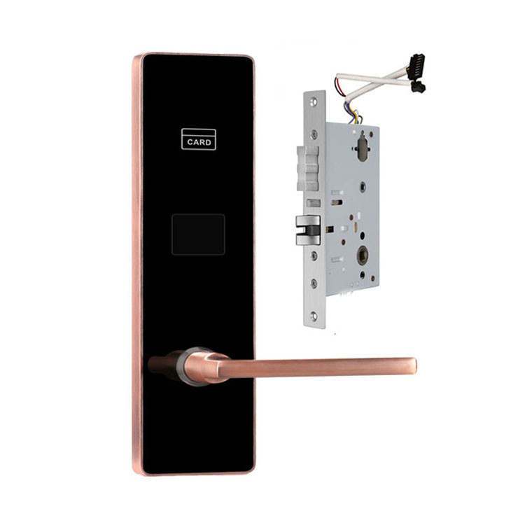 Stainless Steel Smart Key Card Hotel Electronic Locks with CE FCC Certification