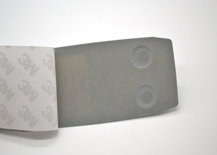 Medical Instruments Membrane Switch Panel With Two Embossed Tactile Buttons
