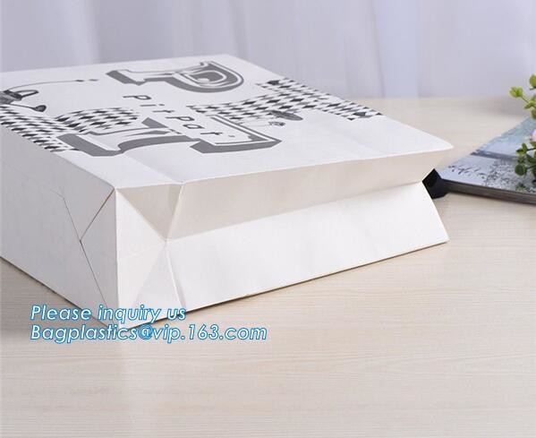 Luxury paper bags with handles Different Sizes,250gsm art paper shopping carrier bag custom printing with handle rope