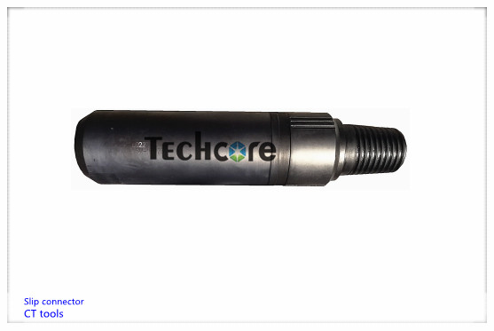 Alloy Steel Coiled Tubing Services / External Slip Dimple Connector 5000 Psi