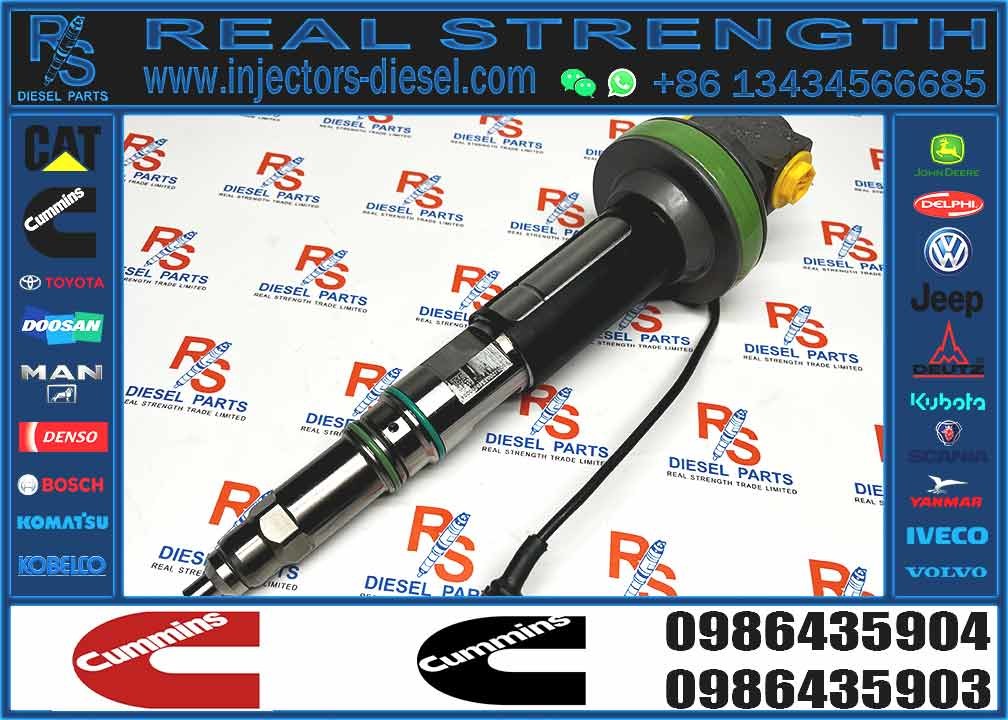 New Common Rail Diesel Fuel Injector 0986435903 For Cummins QSK19 QSK38 QSK60 0986435901 F00BJ00006