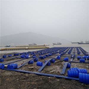 Customized Plastic Floating Pontoon Fish Farming Cage with 6m to 50m Depth and
