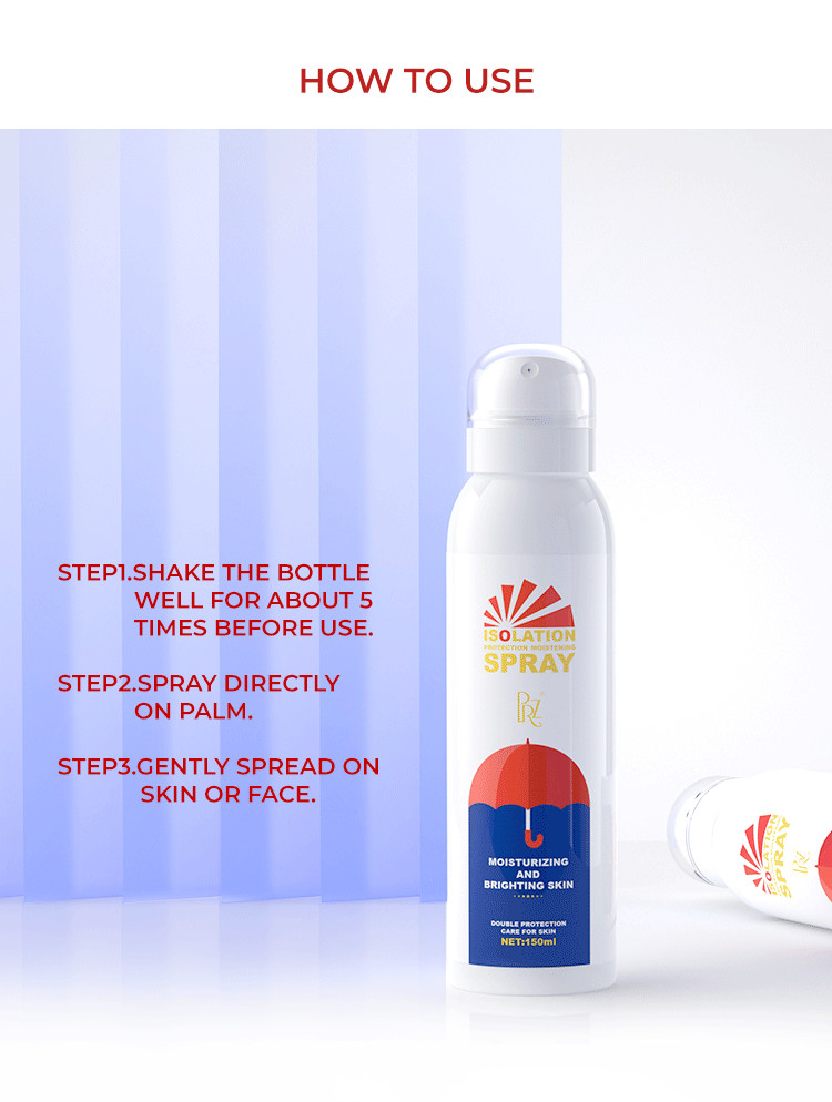 New Formula Organic Sunscreen Spray SPF 100 Sweatproof Anti Ultraviolet