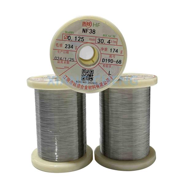 NF38 Ni50%-55% PTC Ni-Fe Alloy Wire for Overcurrent Protection and Effective