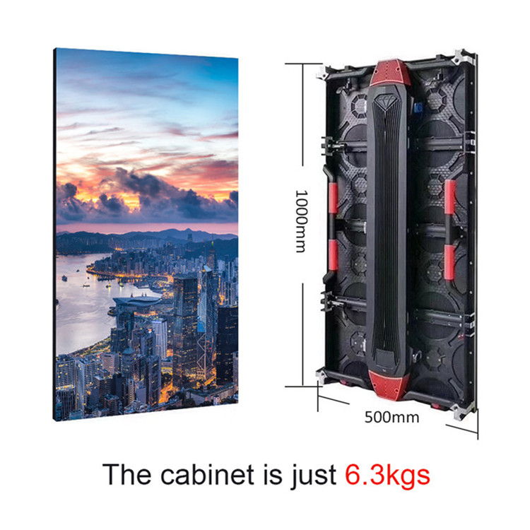Light Weight Die Casting Aluminum P4.81 Indoor Rental LED Video Wall
