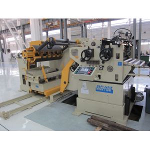 NC Automatic Punching Machine Servo Roll Feeder 3 in 1 Decoiler Flatten Feeder