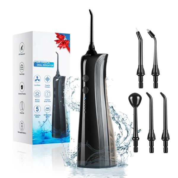 IPX7 Waterproof High Pressure Water Flosser Oral Irrigator Teeth Cleaning With