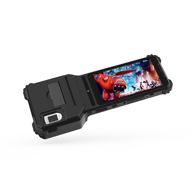 Herofun OEM Handheld Biometric Device Mobile Bluetooth GPS WIFI Printer Rugged Tablet
