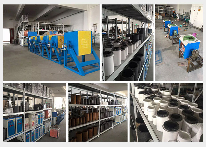 Electromagnetic Induction Scrap Metal Melting Furnace 25kw 36A Medium Frequency
