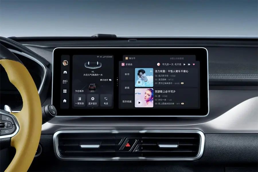 Geely Petrol Car with Automatic Air Conditioning and Leather Seats for Comfortable Driving