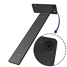 Functional Design Heavy Duty Floating Shelf Brackets with Powder Coating Coating
