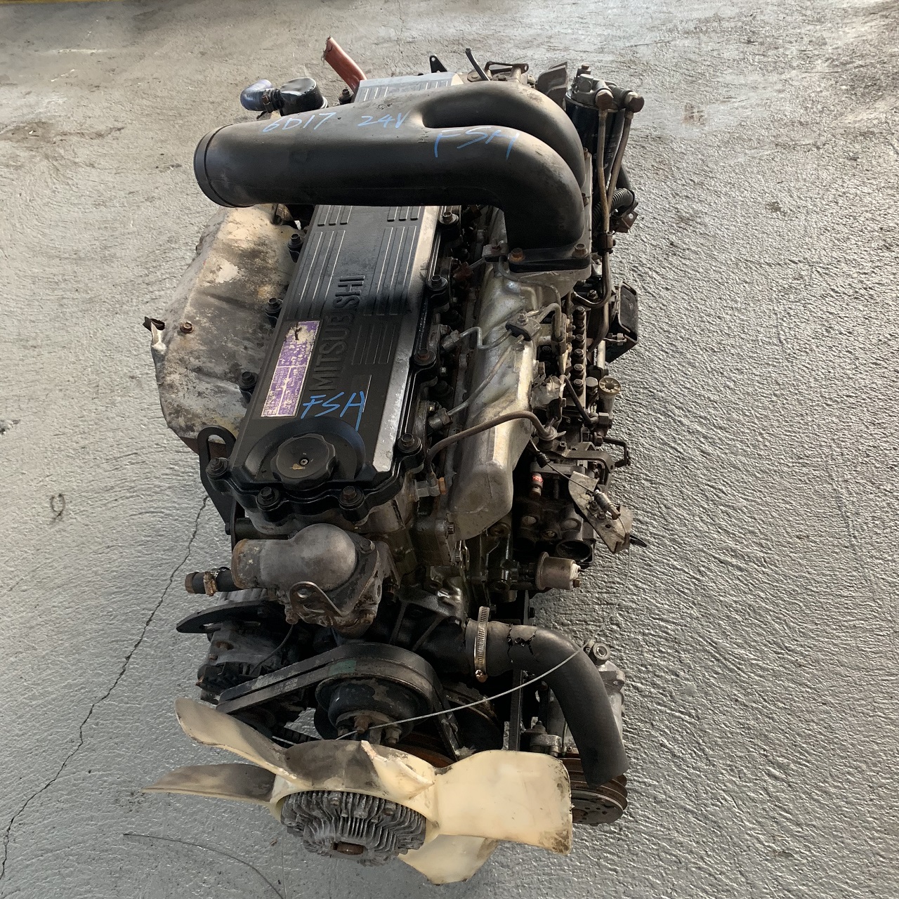 Replace/Repair Purpose Used 6D17 Diesel Engine for Mitsubishi 1994-2004 Year