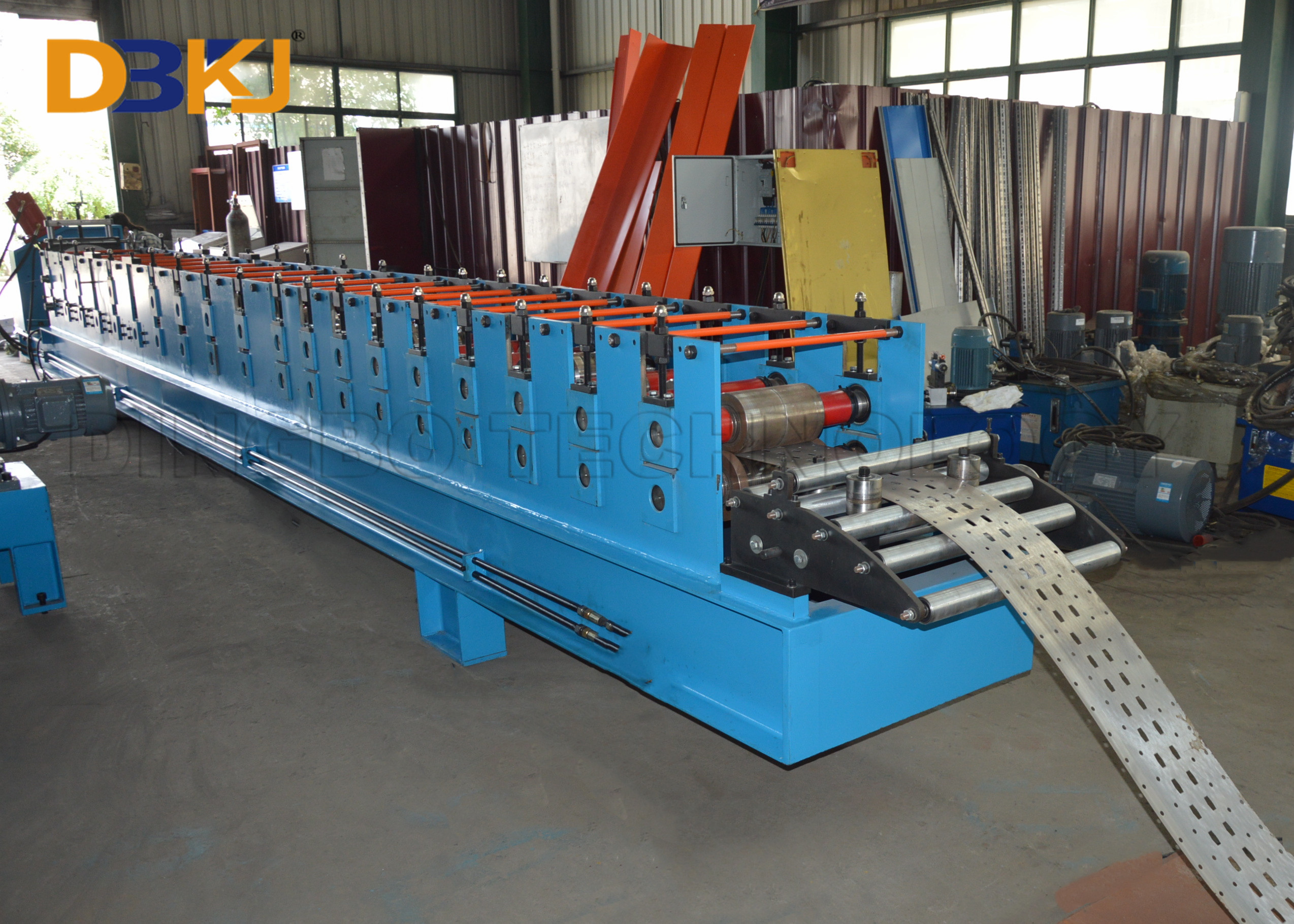 Customized Upright Rack Roll Forming Machine PPGI Steel Material
