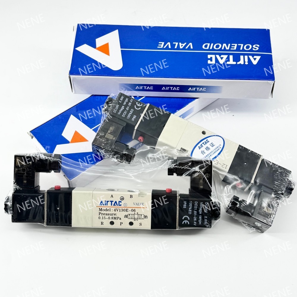 Solenoid Valve 4V330C-08 AIRTAC For Air 0.15 To 0.8 MPa 21 To 114 Psi Fluid Air