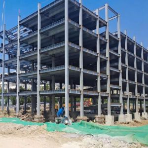Prefabricated Steel Structure Warehouse with Sa 2.5 Surface