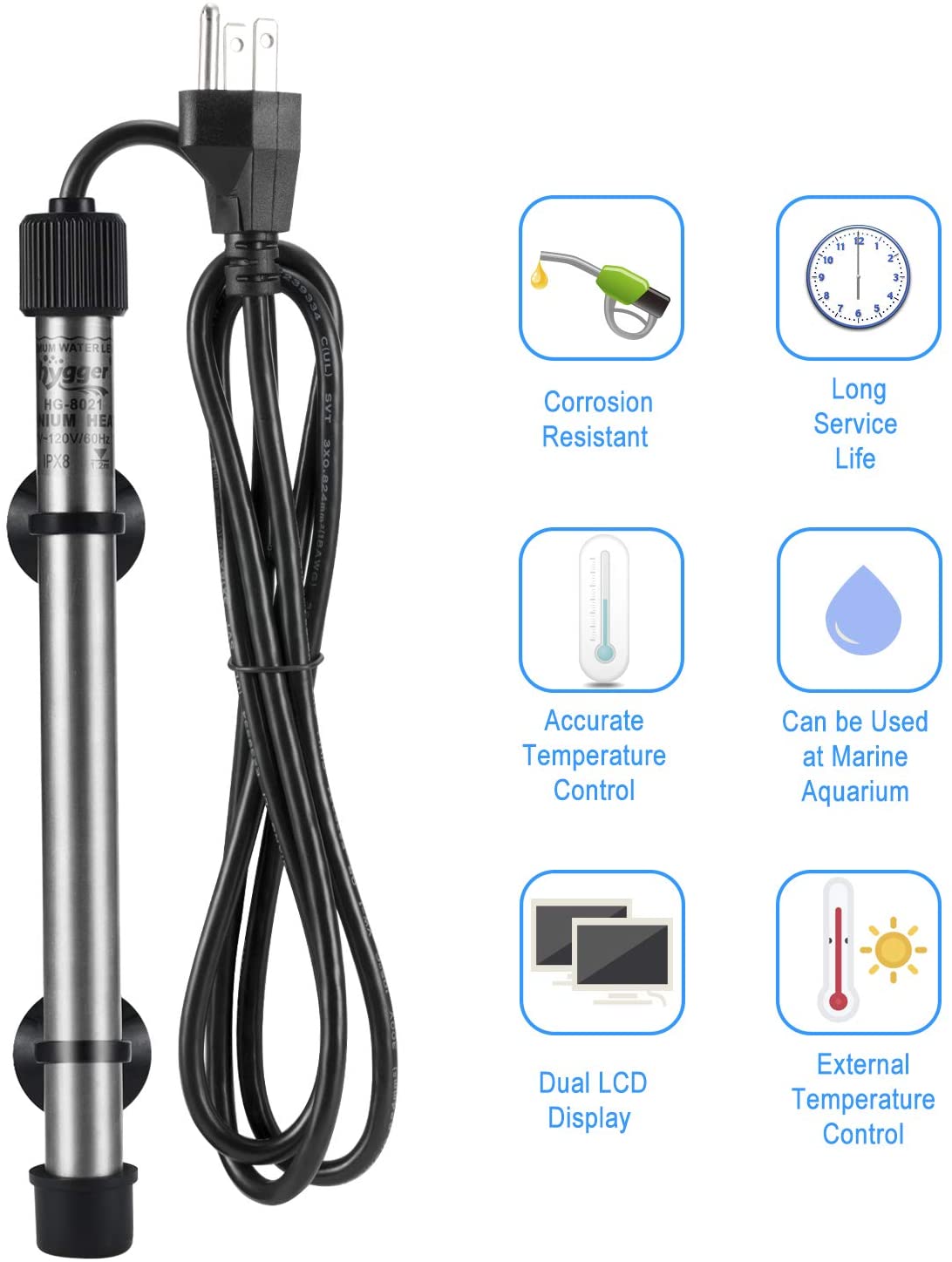 Saltwater Hygger Aquarium Heater