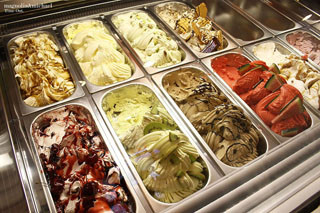 Square Type Ultra Low Temperature Ice Cream Display Freezer Gelato Cabinet