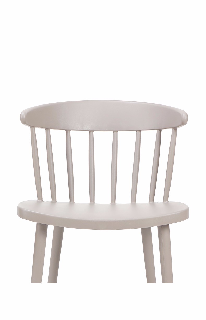 colorful pp plastic chairs dining modern windsor chair
