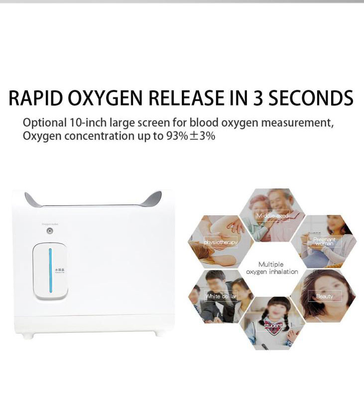 Portable Concentr De Oxigeno Oxygen Concentrator 15 Lpm With Mask
