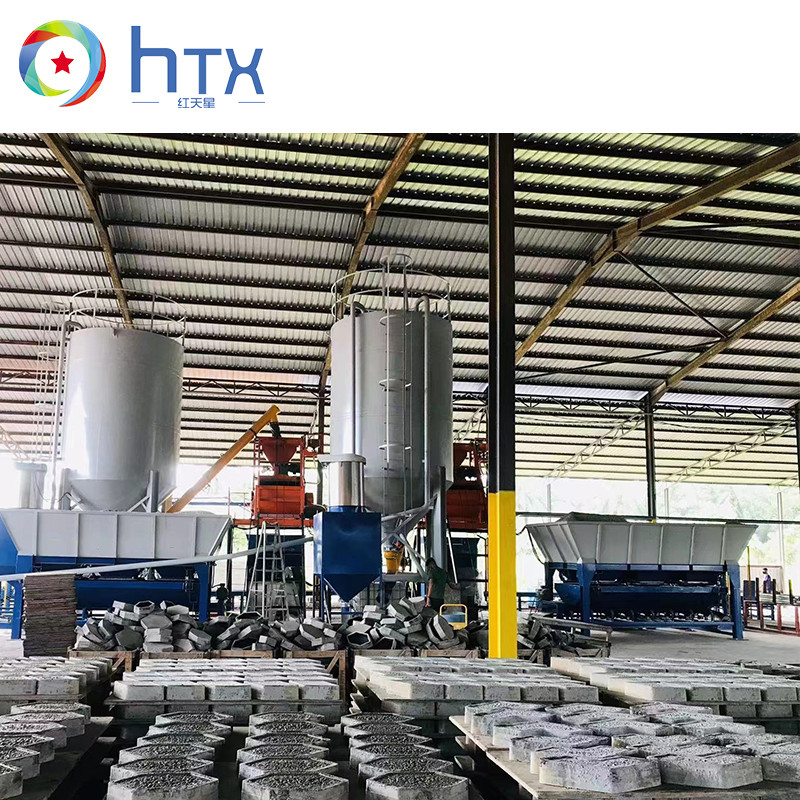 Precast Concrete Paver Block Machine For Plastic Molds
