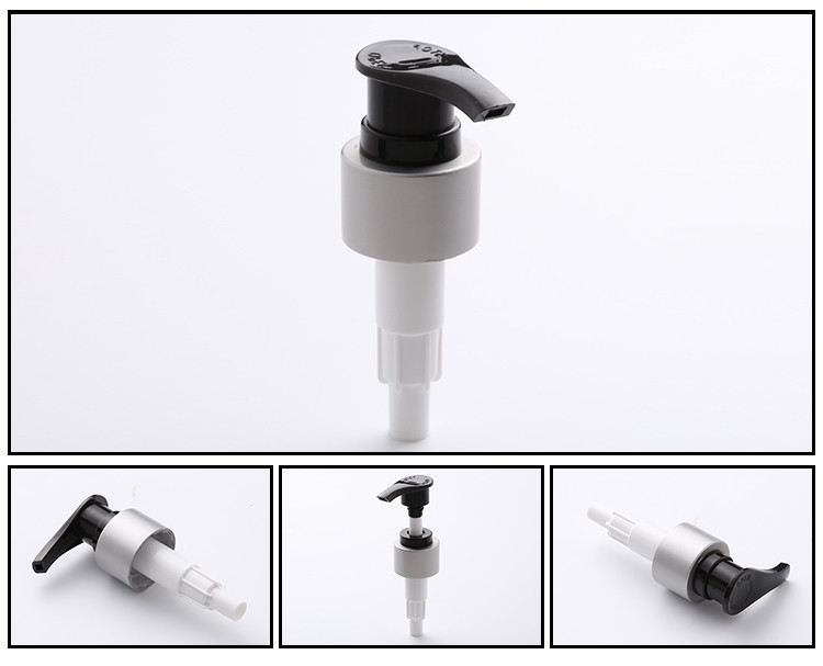 304SS Metal Plastic Hand Liquid Soap Dispenser Pump Screw Locked System