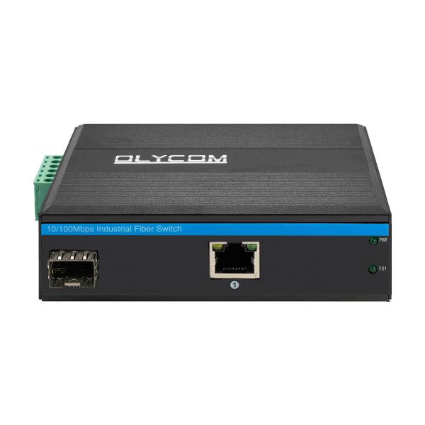10/100m 2 Port Industrial Network Switch Ethernet Unmanaged DIN Rail Network Poe