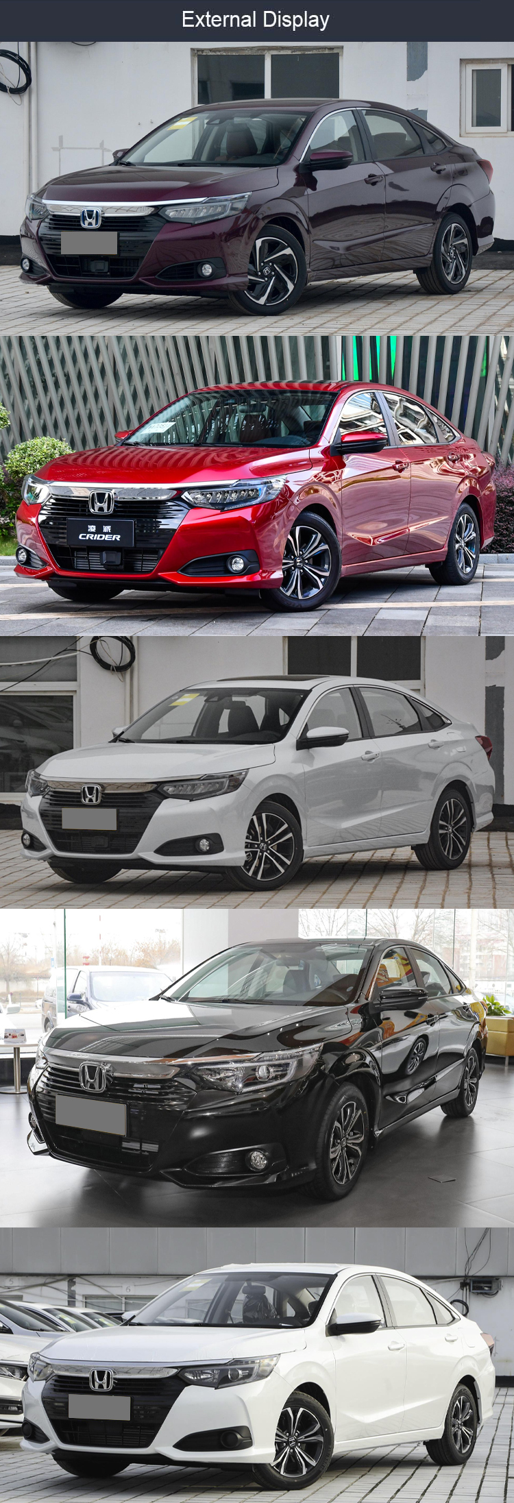 150Ps Left-hand Gac Car Hondas CRIDER Lingpai Cars Front disc Rear dsic ESC Electronic Stability Control System Design 2024