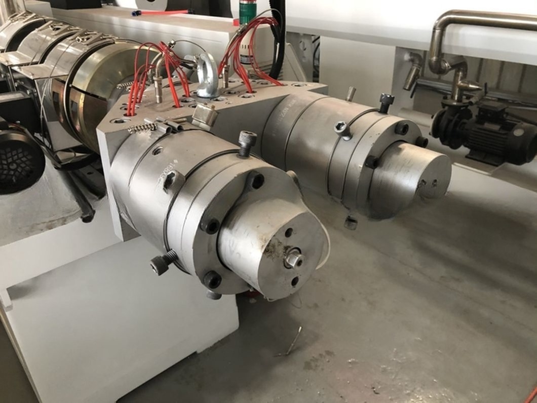 Four Cavity PVC / CPVC Electricity Conduit Pipe Making Machine / Production Line