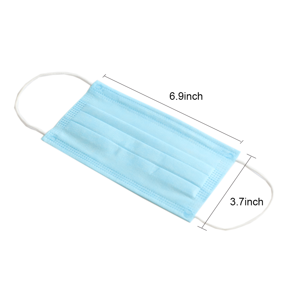 Wholesale Manufacturer Disposable Non Woven 3 Ply Face Mask 3 Layer face mask disposable