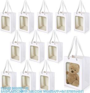 China Bags With Window 10x7x5 Gift Bags For Mother'S Day Proposal Candy Gift, Festival Gift Packaging on sale