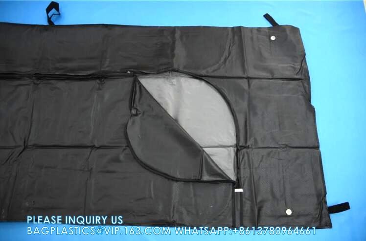 Cadaver Bag, Cadaver Bag Leakage-Proof 210D Waterproof Windproof Body Storage Bag Corpse Bag Funeral Supplies