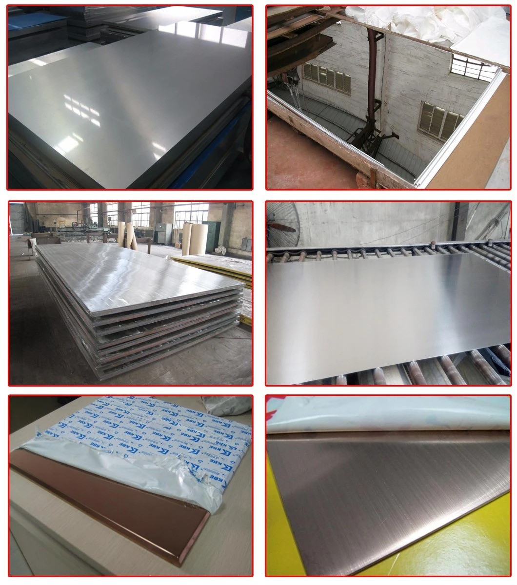 304 316 321 ASTM A240 Stainless Steel Plate Sheet 2B BA HL Surface Easy to regrind