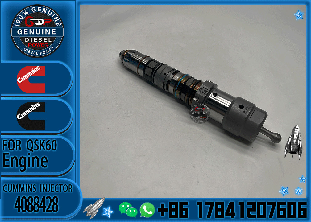 China supply Diesel Engine parts QSK60 Fuel Injector 4088428 4326781 4087894 4002145