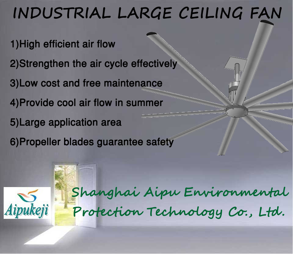 2.2KW High Volume Ceiling Fans AWF73 Energy Saving 10 Blade Ceiling Fan