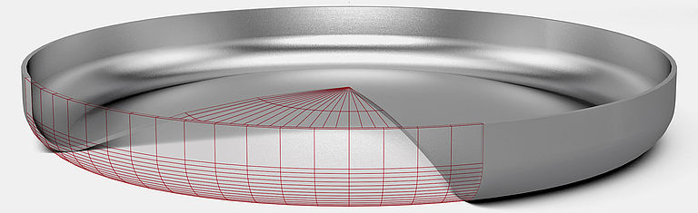 Industry Stainless Steel Dished Ends for Boilers and Containers
